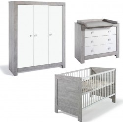 NC Ensemble Chambre Enfant, Armoire 3 Portes Nordic