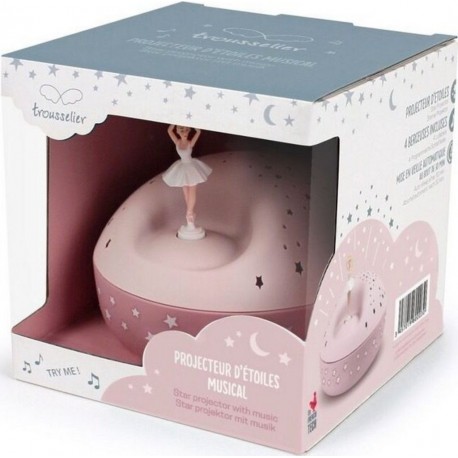 NC Veilleuse Projecteur D Etoiles Musical Ballerine