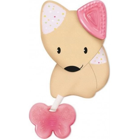 NC Chicco-doudou De Dentition Fresh Friend Rose 4m+