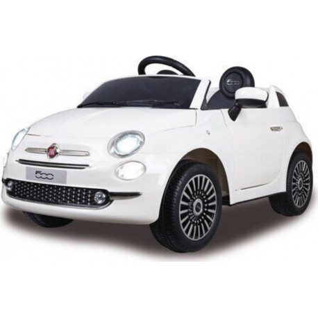 Ride-on Fiat 500 Blanc 12v