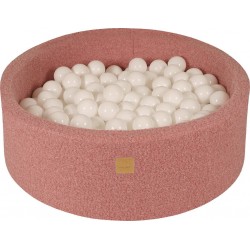 Boucle Rose Piscine À Balles Blanc H30cm