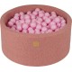 NC Boucle Rose Piscine À Balles Rose Pastel H40cm