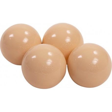 NC Ensemble De Boules En Plastique, 50 Pcs, Beige