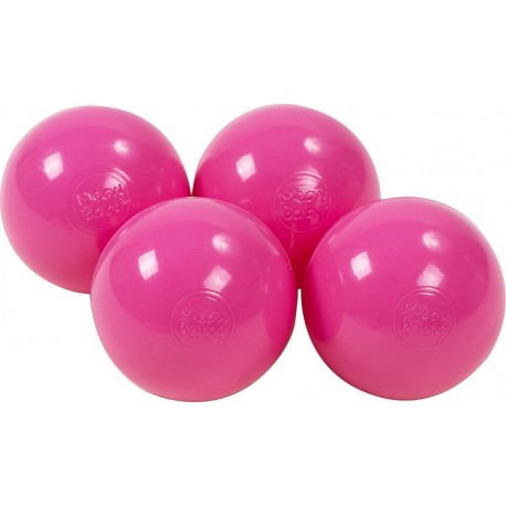 Ensemble De Boules En Plastique, 50 Pcs, Rose Foncé