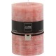 NC Bougie Cylindrique 110h En Paraffine Rose 10x10x15 Cm