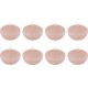 NC Set De 8 Bougies Flottantes 4h En Parafinne Rose 6x6x3 Cm