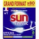 SUN Capsules Lave Vaisselle Classic 80 capsules