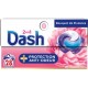 DASH Capsules Lessive 2en1 au Pivoine et Hibiscus 28 capsules