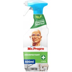 MR PROPRE Nettoyant Ménager Désinfectant Multi-Usages Citron 500ml