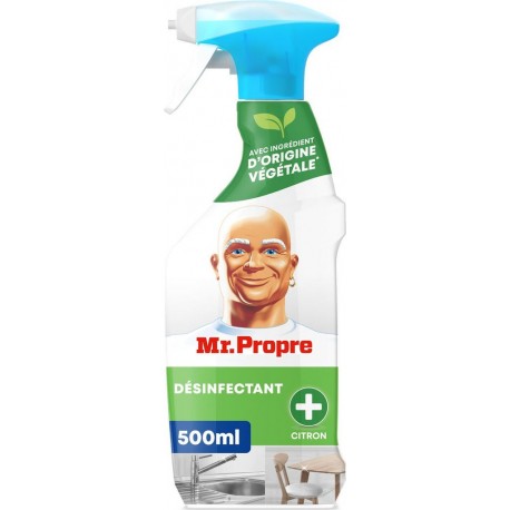 MR PROPRE Nettoyant Ménager Désinfectant Multi-Usages Citron 500ml