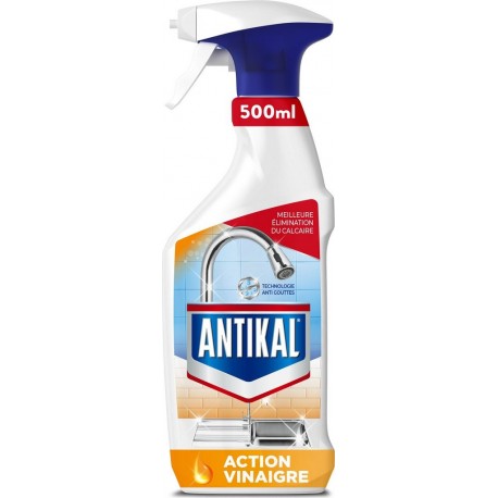 ANTIKAL Nettoyant Multi Surfaces Anti Calcaire Action au Vinaigre 500ml