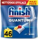 FINISH Capsules Lave-vaisselle Quantum Citron pack de 46 capsules