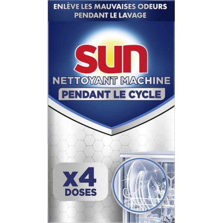 SUN Capsules Lave Vaisselle tout en 1 4 dosettes