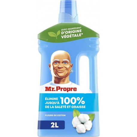 MR PROPRE Nettoyant Sol aux Fleurs de Coton le bidon de 2L