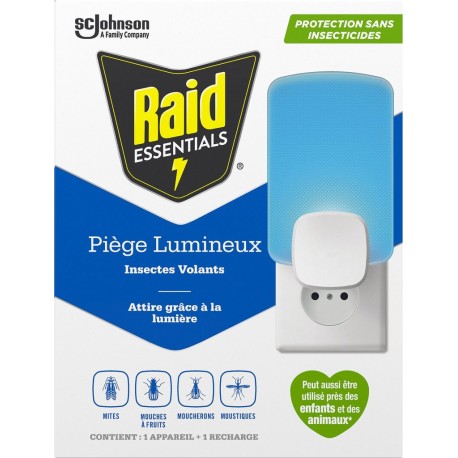 RAID Diffuseur Piège Lumineux pour Insectes le diffuseur