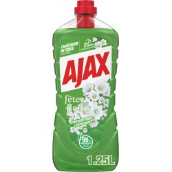 AJAX Nettoyant Ménager Fête des Fleurs Muguet le bidon de 1.25L