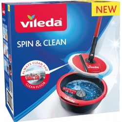 VILEDA Spin & Clean Un Balai toujours propre pour un sol toujours propre le kit