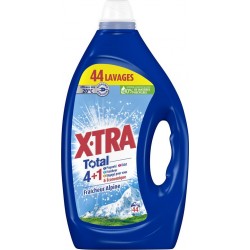 TRA Lessive Liquide Total 4en1 Total Fraîcheur Alpine X- le bidon de 1,98L