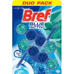 BREF Bloc Wc Color Activ+ Eucalyptus Duo-Pack WC les 2 blocs de 50g