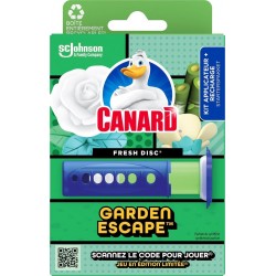 CANARD Bloc Wc Fresh Disc Garden Escape WC l'applicateur + recharge de 6 disques