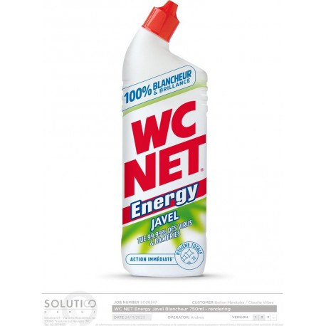 WC WC NET Gel Nettoyant WC Javel Action Immédiate WC NET 750ml