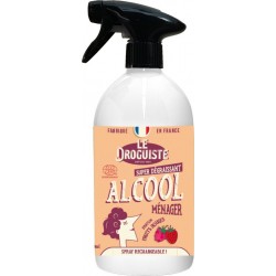 LE DROGUISTE Spray Nettoyant Alcool Ménager Fruits Rouges 500ml