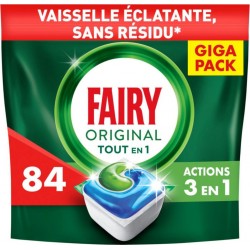 FAIRY Capsules Lave Vaisselle Tout en 1 Original 84 capsules