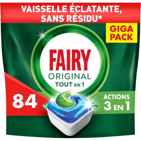 FAIRY Capsules Lave Vaisselle Tout en 1 Original 84 capsules