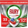 FAIRY Capsules Lave Vaisselle Platinum Plus Anti-Terne x25 capsules