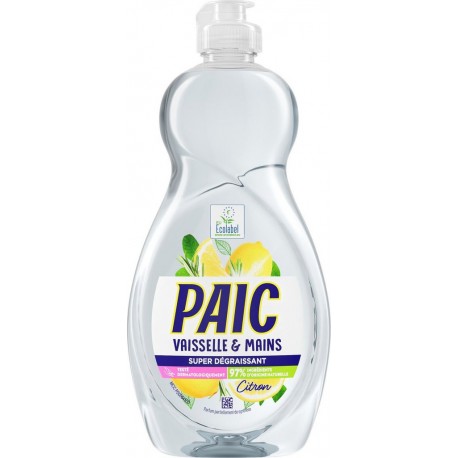 PAIC Liquide Vaisselle au Citron 500ml