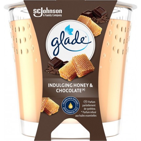 GLADE Bougie au Miel et Chocolat la bougie