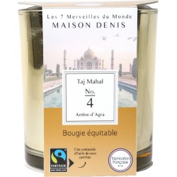 LE CHAT Bougie Taj Mahal N°4 Ambre d'Agra la bougie