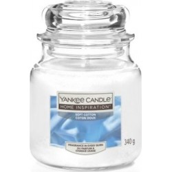 YANKEE CANDLE Bougie grande Coton doux la bougie