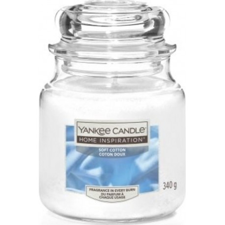 YANKEE CANDLE Bougie grande Coton doux la bougie