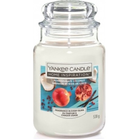 YANKEE CANDLE Bougie grande Grenade et noix de coco la bougie