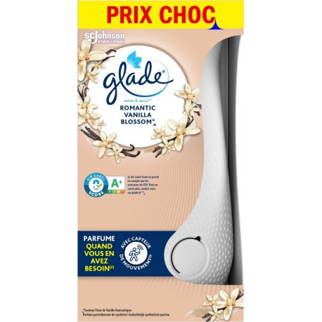 GLADE Diffuseur Romantique à la Vanille le diffuseur