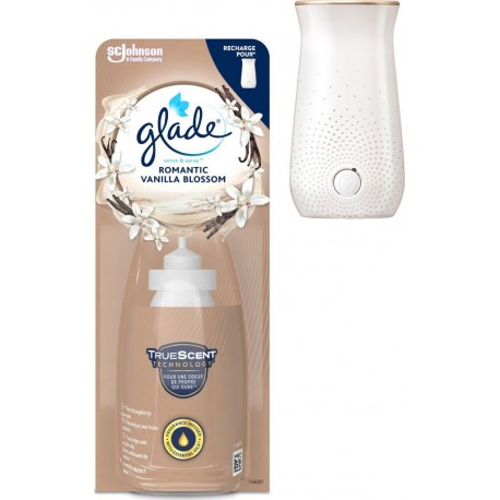 GLADE Recharge Désodorisant Senteur Vanillle aux Huiles Essentielles & Spray la recharge de 18ml