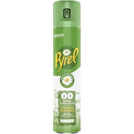 PYREL Anti-Insecte Rampants Action Rapide Et Longue Durée Parfum Frais 300ml