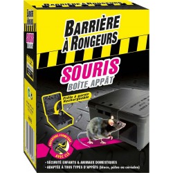 Barrière à Rongeurs BARRIERE RONGEURS Anti souris boîte appât prête à garnir et rechargeable, clé incluse BARRIERE A RONGEURS la