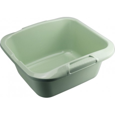 NC Bassine Carrée vert sauge la cuvette de 10L