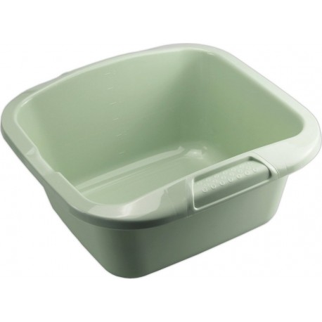 NC Bassine carré vert sauge la cuvette de 6L