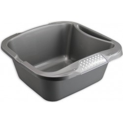 NC Bassine Carrée prenium gris métal la cuvette de 9L