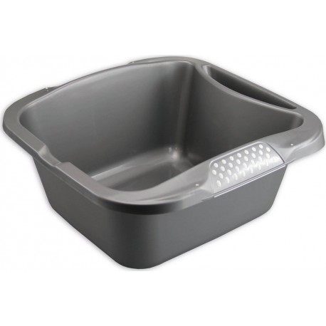 NC Bassine Carrée prenium gris métal la cuvette de 9L