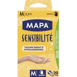 MAPA Gant Sensibilité Taille M lot de 20 gants