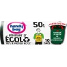 HANDY BAG Sac poubelle Fixation élastique Résistant et Ecolo 50L x10 lot de 10 sacs poubelles