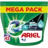 ARIEL Capsules Lessive Tout en 1 Détachant Unstoppable+ 45 capsules