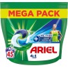 ARIEL Capsules Lessive Tout en 1 Détachant Active+ 45 capsules