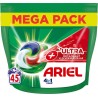 ARIEL Capsules Lessive Tout en 1 Détachant Ultra+ 45 capsules