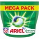 ARIEL Capsules Lessive Tout en 1 Pods Détergent Original 50 capsules