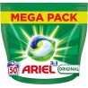 ARIEL Capsules Lessive Tout en 1 Pods Détergent Original 50 capsules
